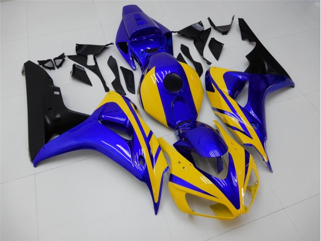 Jaune Bleu Carénage Honda CBR 1000 RR 2006-2007