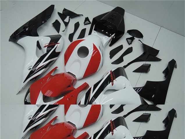 Rouge Blanc Noir Carénages Honda CBR 1000 RR 2006-2007 Rouge Blanc Noir Carénages Honda CBR 1000 RR 2006-2007