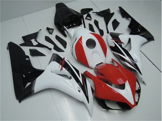 Rouge Blanc Noir Carénages Honda CBR 1000 RR 2006-2007 Rouge Blanc Noir Carénages Honda CBR 1000 RR 2006-2007