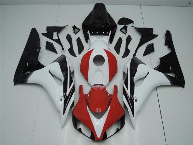 Rouge Blanc Noir Carénages Honda CBR 1000 RR 2006-2007 Rouge Blanc Noir Carénages Honda CBR 1000 RR 2006-2007