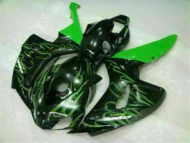 Vert Flamme Noir Carénage Honda CBR 1000 RR 2006-2007 Vert Flamme Noir Carénage Honda CBR 1000 RR 2006-2007