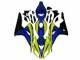 Bleu Jaune Carénage Honda CBR 1000 RR 2006-2007