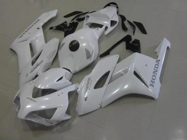 Blanc avec Argent Décalque Carénage Honda CBR 1000 RR 2006-2007 Abordables