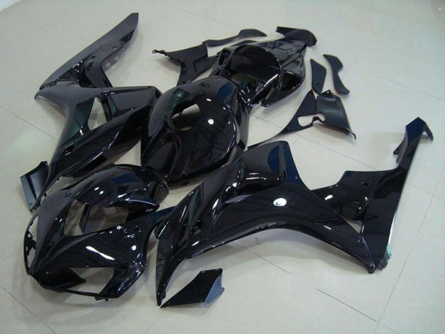 Noir Brillant Carénage Honda CBR 1000 RR 2006-2007 Noir Brillant Carénage Honda CBR 1000 RR 2006-2007