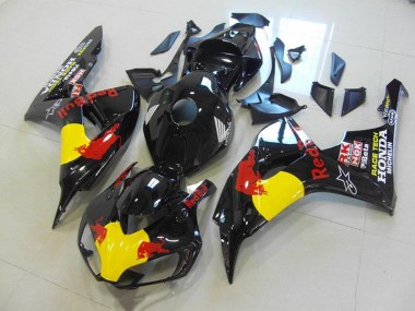 Noir Red Bull Carénage Honda CBR 1000 RR 2006-2007 Abordables