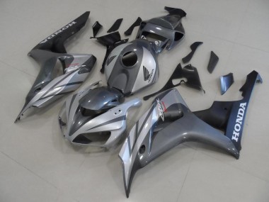 Gris Argent et Noir Mat Carénage Honda CBR 1000 RR 2006-2007 Abordables