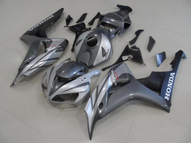 Gris Argent et Noir Mat Carénage Honda CBR 1000 RR 2006-2007 Gris Argent et Noir Mat Carénage Honda CBR 1000 RR 2006-2007