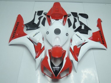 Orange Rouge et Blanc Carénage Honda CBR 1000 RR 2006-2007 Abordables