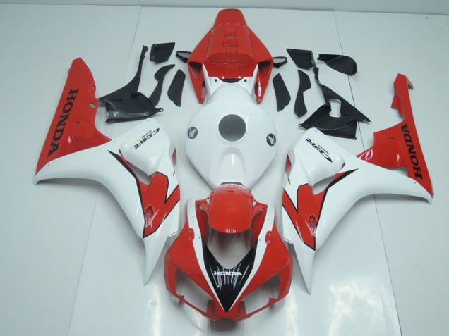 Orange Rouge et Blanc Carénage Honda CBR 1000 RR 2006-2007 Orange Rouge et Blanc Carénage Honda CBR 1000 RR 2006-2007