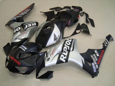Noir Mat Argent Repsol Carénage Honda CBR 1000 RR 2006-2007 Abordables