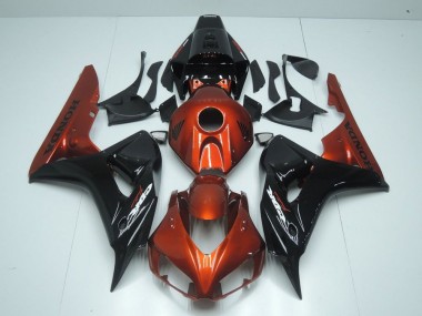Orange et Noir Carénage Honda CBR 1000 RR 2006-2007 Abordables