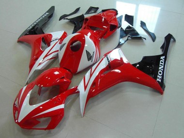 Rouge Blanc Carénage Honda CBR 1000 RR 2006-2007 Abordables