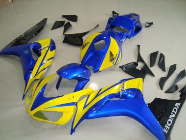 Jaune Bleu Noir Carénage Honda CBR 1000 RR 2006-2007 Abordables