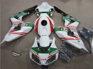 Blanc Vert Rouge Castrol Carénage Honda CBR 1000 RR 2006-2007 Abordables