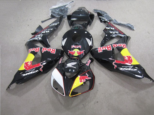 Noir Red Bull Carénages Honda CBR 1000 RR 2006-2007