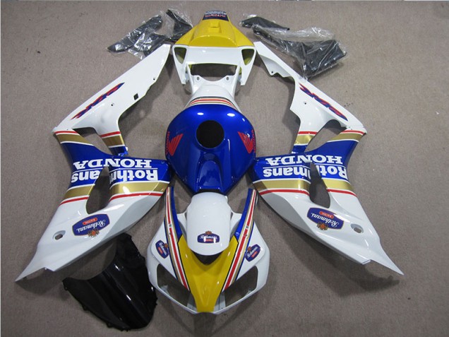 Blanc Bleu Rothmans Carénage Honda CBR 1000 RR 2006-2007