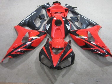 Rouge Noir Fireblade Carénage Honda CBR 1000 RR 2006-2007 Abordables