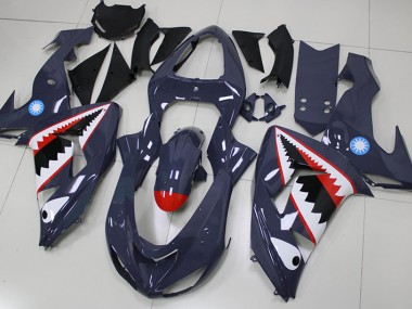 Gris Requin Carénage Kawasaki ZX10R 2006-2007 Abordables