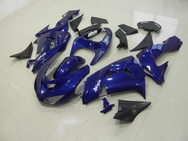 Bleu Foncé Carénage Kawasaki ZX10R 2006-2007 Abordables