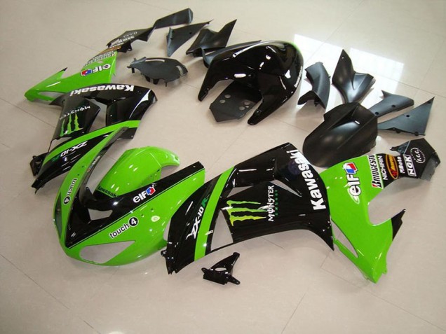 Vert Monster Carénage Kawasaki ZX10R 2006-2007 Vert Monster Carénage Kawasaki ZX10R 2006-2007