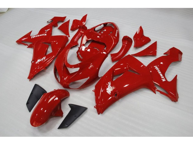Rouge Carénage Kawasaki ZX10R 2006-2007 Rouge Carénage Kawasaki ZX10R 2006-2007