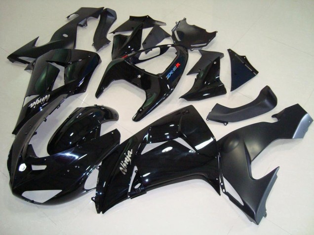 Noir Noir Mat Carénage Kawasaki ZX10R 2006-2007 Noir Noir Mat Carénage Kawasaki ZX10R 2006-2007