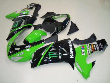 Vert Monster Carénages Kawasaki ZX10R 2006-2007 Abordables