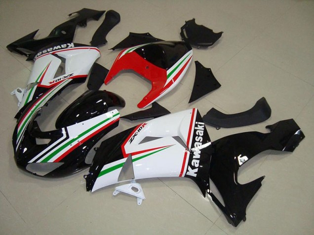 Blanc et Noir Carénage Kawasaki ZX10R 2006-2007 Blanc et Noir Carénage Kawasaki ZX10R 2006-2007