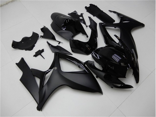 Noir Mat Carénage Suzuki GSXR 600 / 750 K6 2006-2007 Noir Mat Carénage Suzuki GSXR 600 / 750 K6 2006-2007