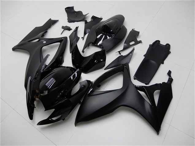 Noir Mat Carénage Suzuki GSXR 600 / 750 K6 2006-2007 Noir Mat Carénage Suzuki GSXR 600 / 750 K6 2006-2007