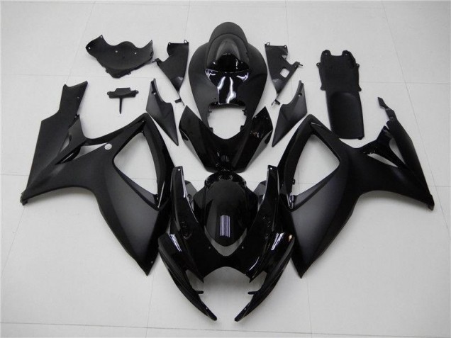 Noir Mat Carénage Suzuki GSXR 600 / 750 K6 2006-2007 Noir Mat Carénage Suzuki GSXR 600 / 750 K6 2006-2007