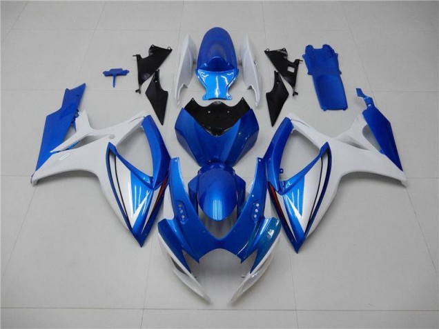 Bleu Blanc Carénages Suzuki GSXR 600 / 750 K6 2006-2007 Bleu Blanc Carénages Suzuki GSXR 600 / 750 K6 2006-2007