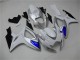 Blanc Bleu Carénages Suzuki GSXR 600 / 750 K6 2006-2007 Blanc Bleu Carénages Suzuki GSXR 600 / 750 K6 2006-2007