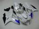 Blanc Bleu Carénages Suzuki GSXR 600 / 750 K6 2006-2007 Blanc Bleu Carénages Suzuki GSXR 600 / 750 K6 2006-2007