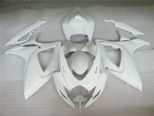 Blanc Nacré Carénage Suzuki GSXR 600 / 750 K6 2006-2007 Blanc Nacré Carénage Suzuki GSXR 600 / 750 K6 2006-2007