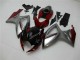 Rouge Argent Carénage Suzuki GSXR 600 / 750 K6 2006-2007 Rouge Argent Carénage Suzuki GSXR 600 / 750 K6 2006-2007