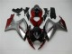 Rouge Argent Carénage Suzuki GSXR 600 / 750 K6 2006-2007 Rouge Argent Carénage Suzuki GSXR 600 / 750 K6 2006-2007