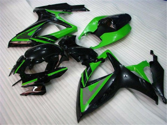 Vert Noir Carénage Suzuki GSXR 600 / 750 K6 2006-2007 Vert Noir Carénage Suzuki GSXR 600 / 750 K6 2006-2007