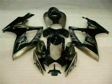 Noir Gris Carénages Suzuki GSXR 600 / 750 K6 2006-2007 Abordables