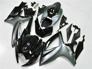 Noir Kit Carénages Suzuki GSXR 600 / 750 K6 2006-2007 Abordables