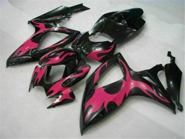 Noir Carrosserie Suzuki GSXR 600 / 750 K6 2006-2007 Abordables