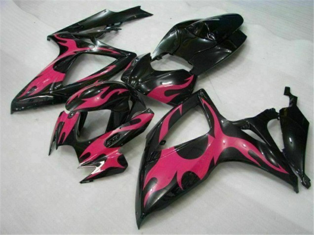 Noir Carrosserie Suzuki GSXR 600 / 750 K6 2006-2007 Noir Carrosserie Suzuki GSXR 600 / 750 K6 2006-2007