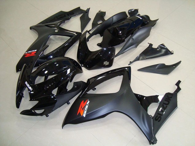 Noir Mat Carénage Suzuki GSXR 750 K6 2006-2007 Noir Mat Carénage Suzuki GSXR 750 K6 2006-2007