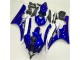 Bleu Blanc Carénage Yamaha R6 2006-2007
