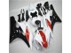 Rouge Blanc Noir Carénage Yamaha R6 2006-2007
