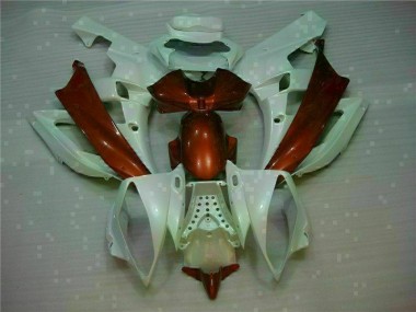 Blanc Brun Carénage Yamaha R6 2006-2007 Abordables