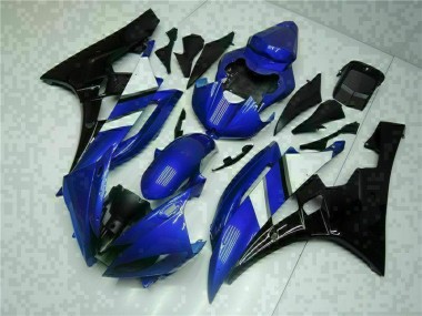 Bleu Noir Kit Carénages & Plastique Yamaha R6 2006-2007 Abordables