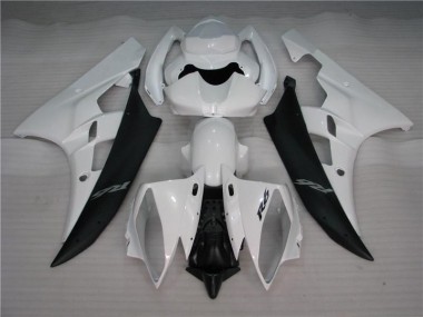 Blanc Noir Carénages Yamaha R6 2006-2007 Abordables