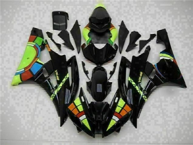 Noir Kit Carénages Yamaha R6 2006-2007 Noir Kit Carénages Yamaha R6 2006-2007