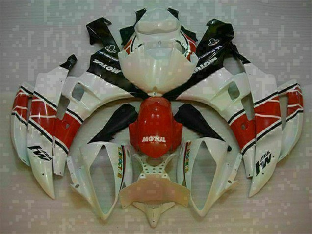 Rouge Blanc Carénages & Carrosserie Yamaha R6 2006-2007